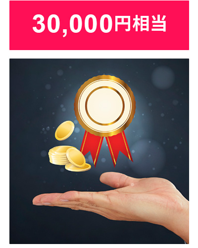 30,000円相当